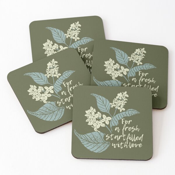 Item preview, Lilac Leafy Bloom Message designed and sold by Claudia S. Design.