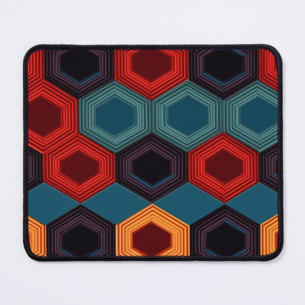 Item preview, hexagonal, graphic, pattern designed and sold by Icon-Network.