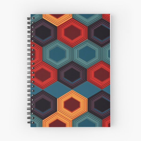 Item preview, hexagonal, graphic, pattern designed and sold by Icon-Network.