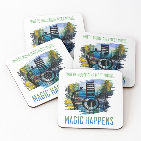 Item preview, Where Mountains Meet Music, Magic Happens designed and sold by TempoTees.