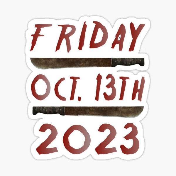 October 13th Stickers for Sale Redbubble