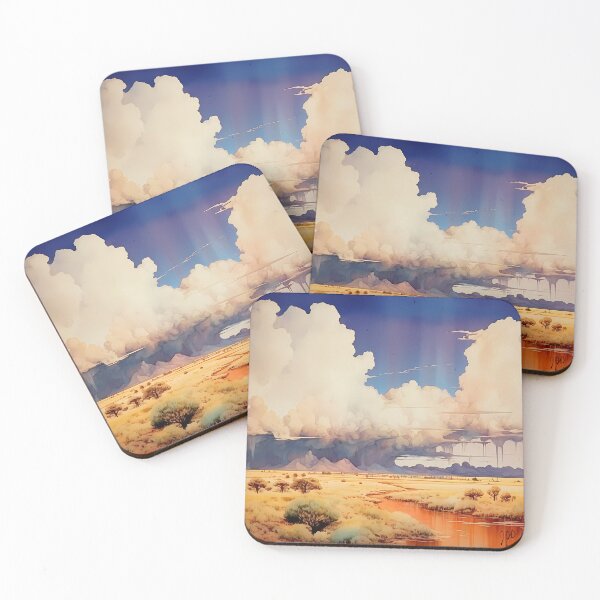 Item preview, Atmospheric Angst in the Southwest - A brooding abstract landscape composition designed and sold by edge-studios.