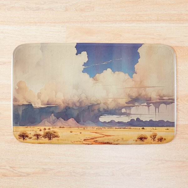 Item preview, Atmospheric Angst in the Southwest - A brooding abstract landscape composition designed and sold by edge-studios.