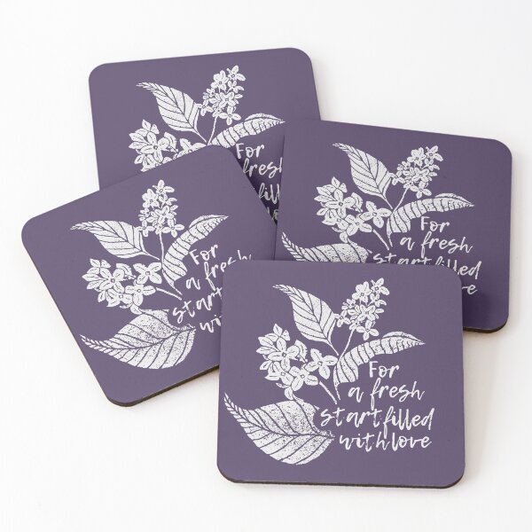 Item preview, Lilac Leafy Bloom Message designed and sold by Claudia S. Design.