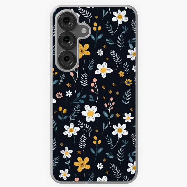 Vista previa del artículo con la obra «Patrón de flores simple escandinavia», diseñado y vendido por Studio-Coni.