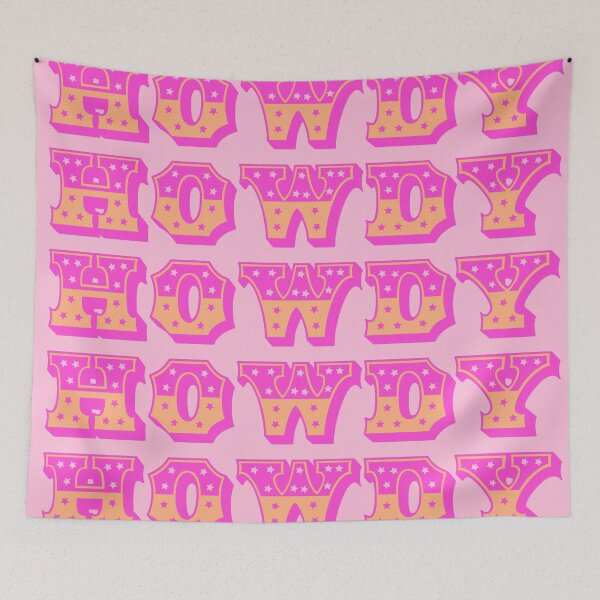 Item preview, Howdy Western Cowboy Cowgirl Typography designed and sold by skullcap-prints.