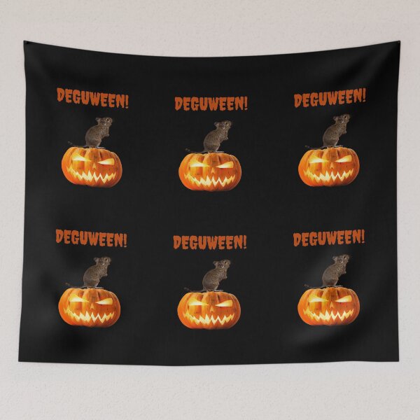 Item preview, DEGUWEEN Degu and pumpkin Funny Pets  designed and sold by Daria-Shop.