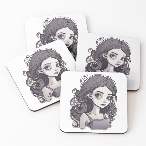 Item preview, Mysterious girl designed and sold by whiterabbitw.