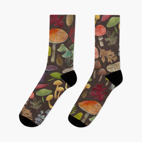 Item preview, Watercolour Toadstools - Autumnal pattern by Cecca Designs designed and sold by Cecca-Designs.