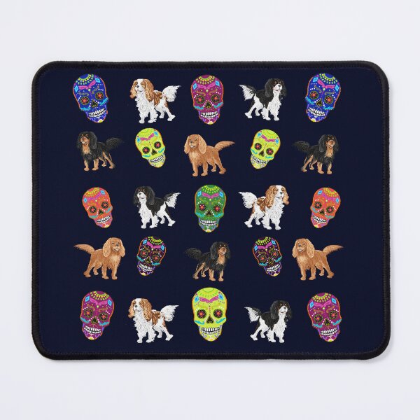 Item preview, Day of the Dead Spaniels designed and sold by barksandsqueaks.