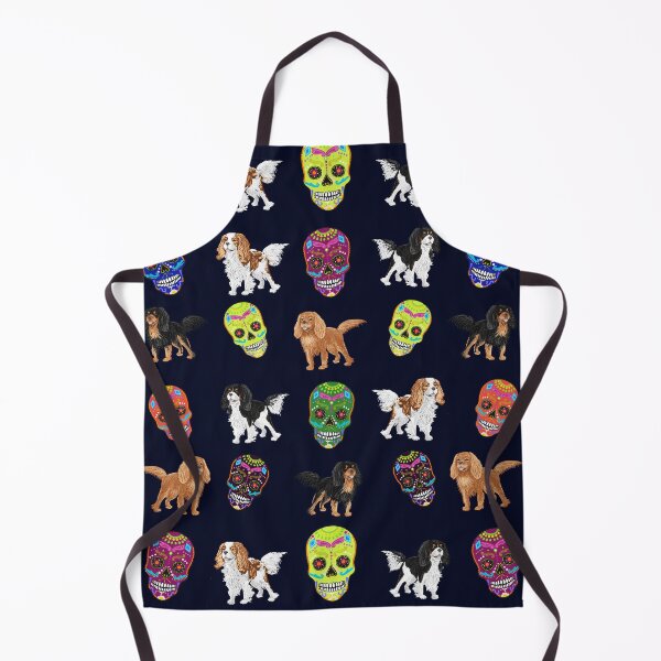 Item preview, Day of the Dead Spaniels designed and sold by barksandsqueaks.