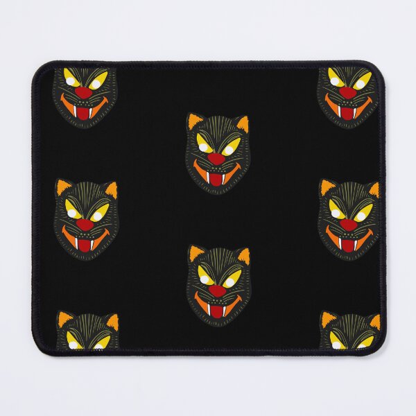 Item preview, 80s Black Cat Halloween Mask designed and sold by notastranger.