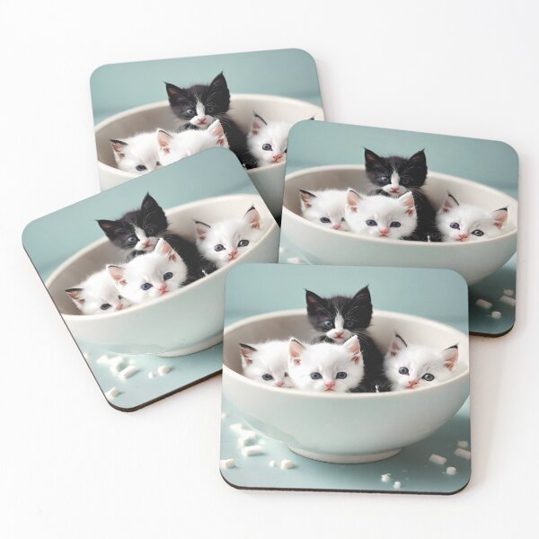 Item preview, Kittens Playing In A Sugar Bowl designed and sold by KoliBabb.