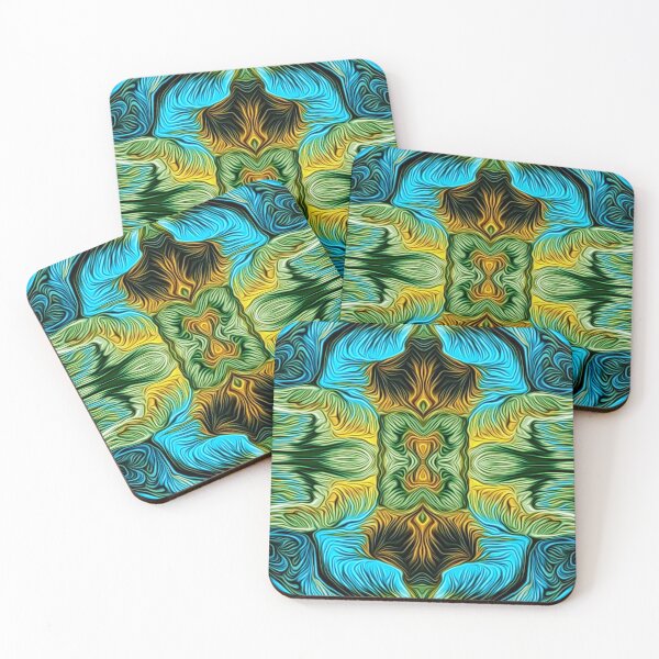 Item preview, Golden backwater designed and sold by FluidArtByLK.