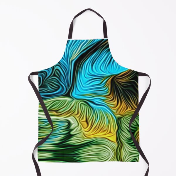 Item preview, Golden backwater designed and sold by FluidArtByLK.