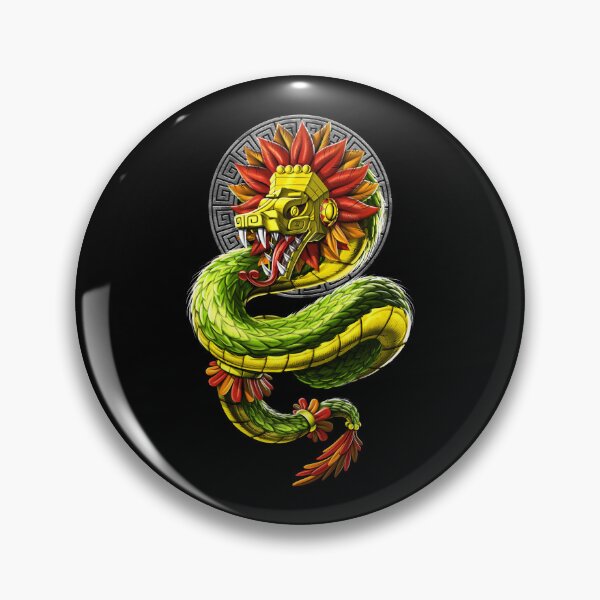 Item preview, Quetzalcoatl Aztec Serpent God designed and sold by underheaven.