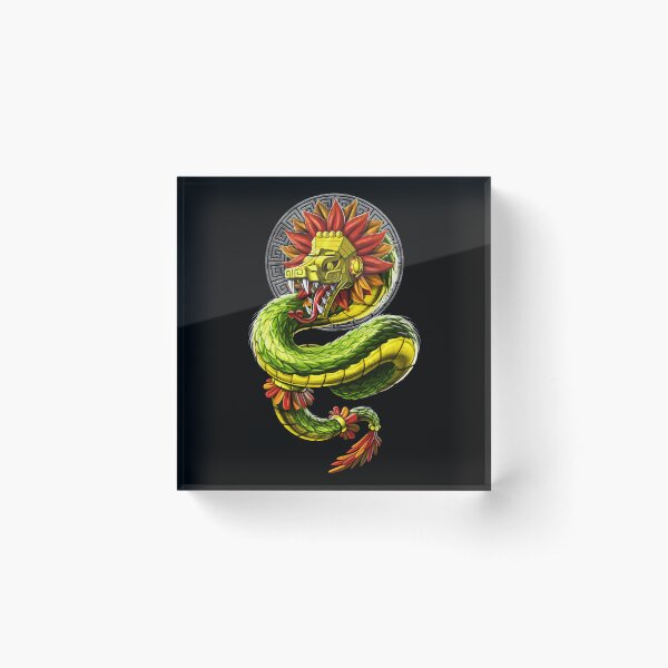 Item preview, Quetzalcoatl Aztec Serpent God designed and sold by underheaven.