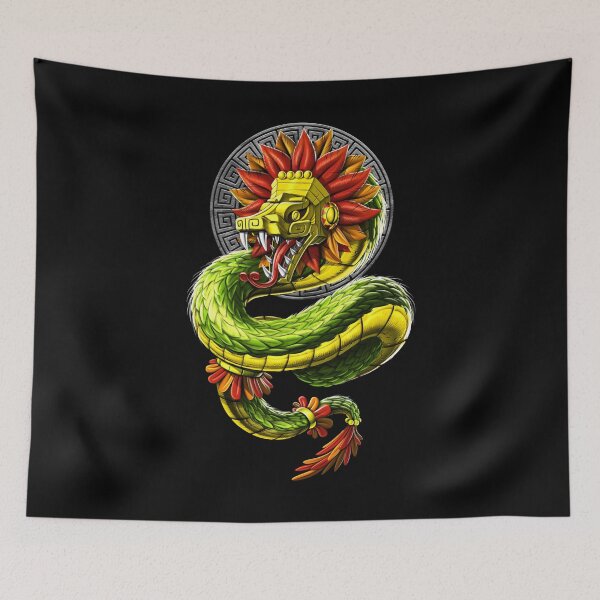Item preview, Quetzalcoatl Aztec Serpent God designed and sold by underheaven.