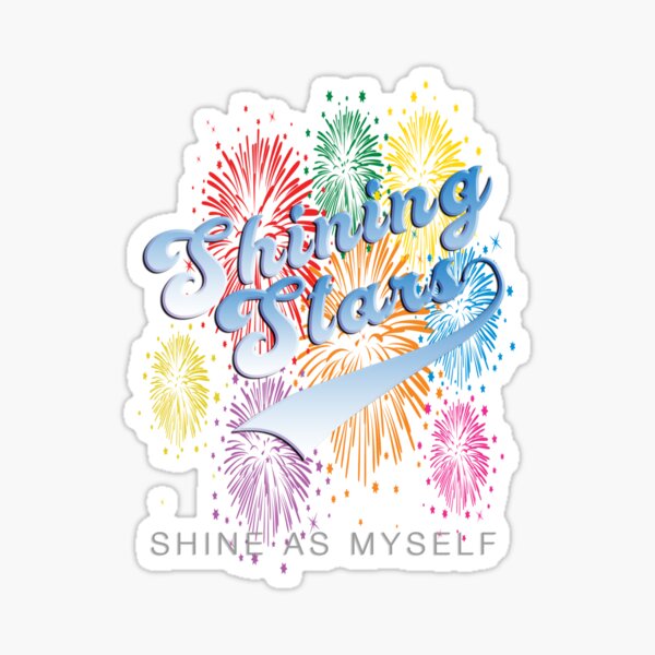Shining Stars T-Shirt Sticker