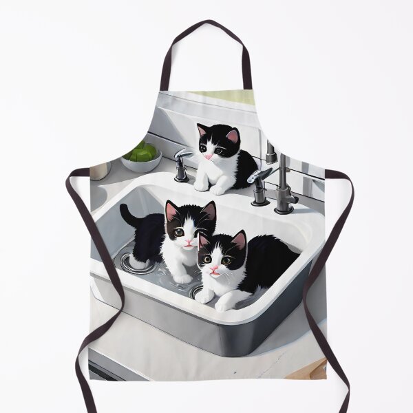 Item preview, Kittens Playing In The Kitchen Sink designed and sold by KoliBabb.