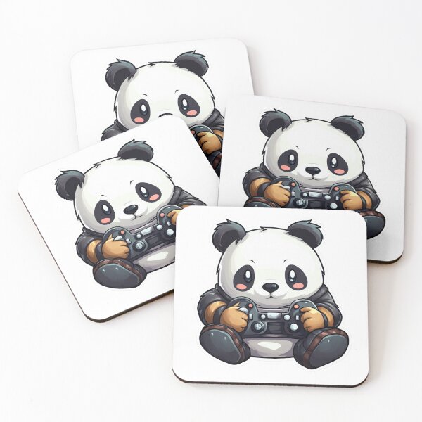 Item preview, Gaming Panda with Contrroller designed and sold by ArtFromBeyond.
