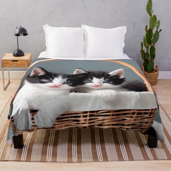 Item preview, Kittens Playing In A Basket designed and sold by KoliBabb.