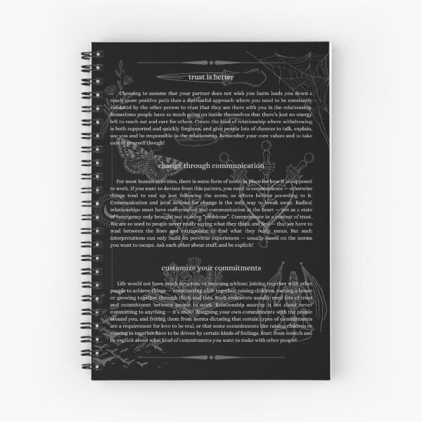 Item preview, Relationship Anarchy Manifesto (3 of 3) designed and sold by CapsizeDarksea.