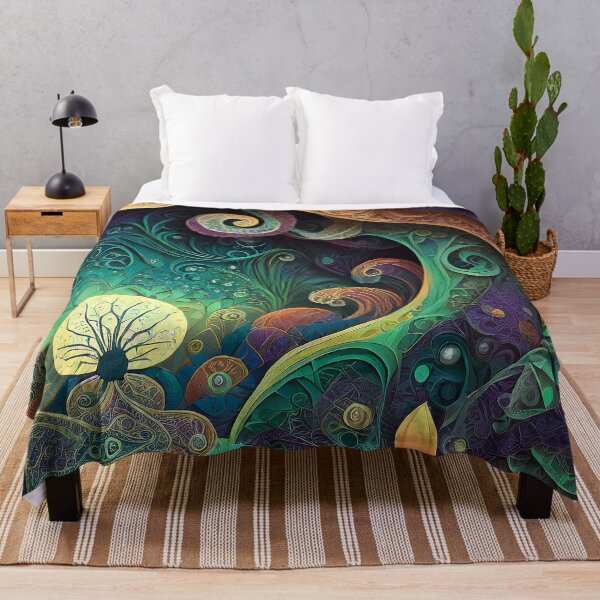 Item preview, Psychedelic Wood Tale | Fractals and Mandalas | Sublime Nature designed and sold by monkeybusiness.pt.