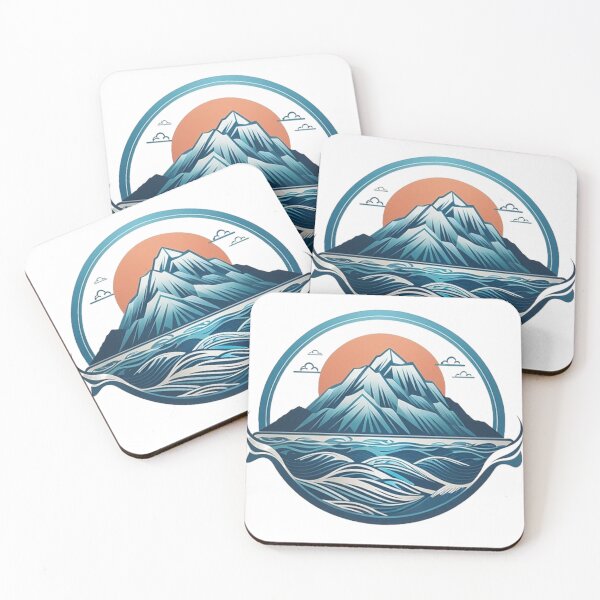 Item preview, Simple style mountains and the sea designed and sold by Tuczykson.