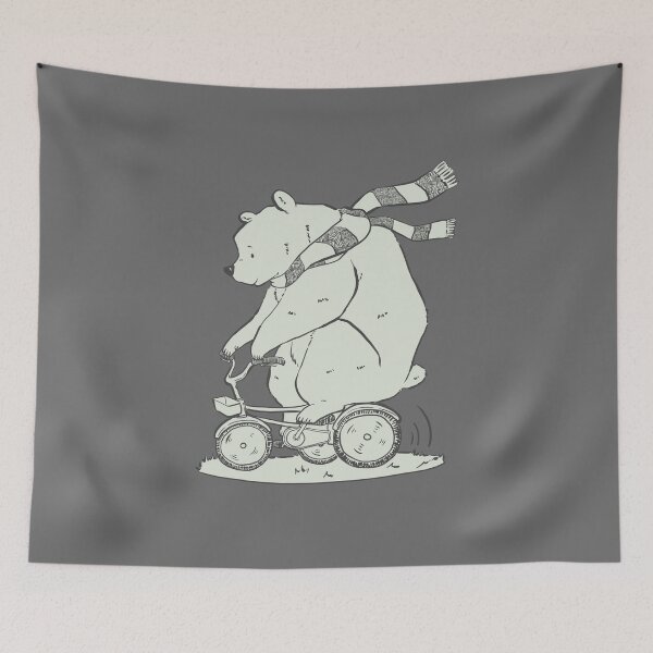 Item preview, Polar bear in tricycle designed and sold by karinasaita94.