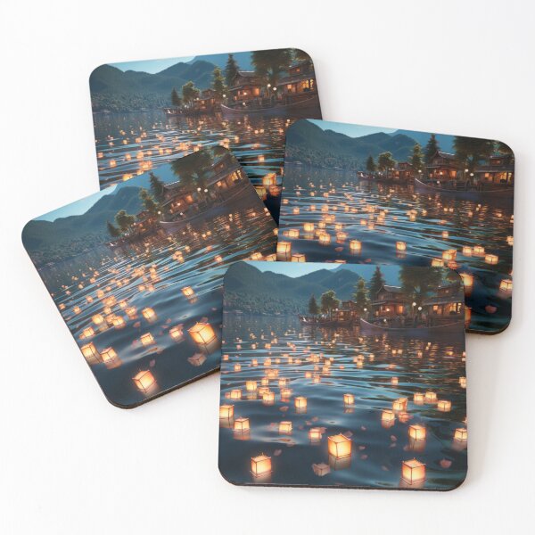 Item preview, Serene Reflections in Mountainous Landscape at Dusk designed and sold by Domitian Tincaba.