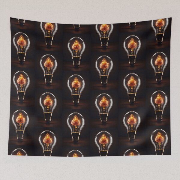 Item preview, Brain in a light bulb designed and sold by M-Y-A-R-T-.