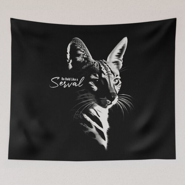 Item preview, Serval's Graceful Stalk designed and sold by IcalsaidArt.
