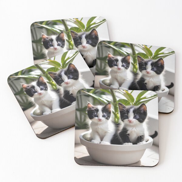 Item preview, Kittens Playing In A Potted Plant designed and sold by KoliBabb.