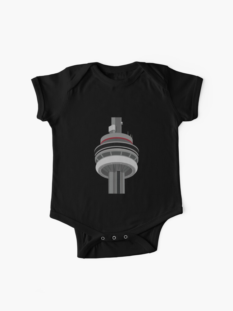 CN Tower  Baby One-Piece for Sale by aaronkeshen