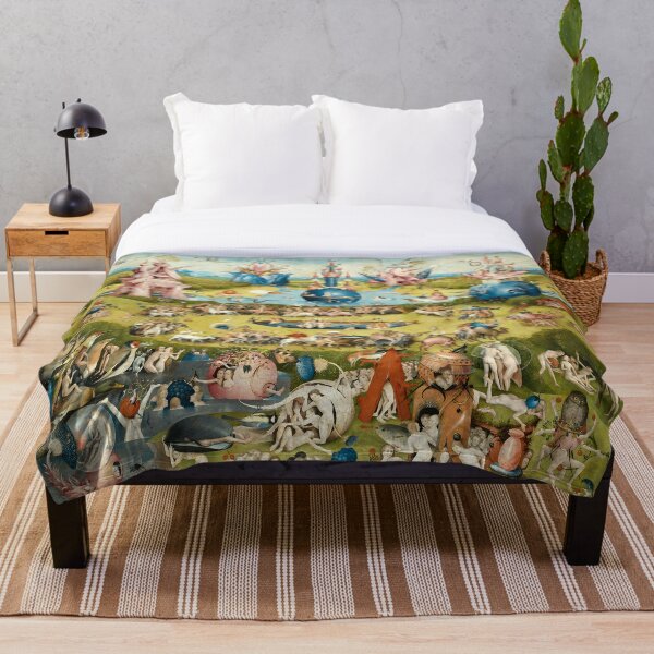 Aperçu de l'œuvre Hieronymus Bosch Garden of Earthly Delights Art Print, Peinture religieuse surréaliste créée et vendue par Under-TheTable.