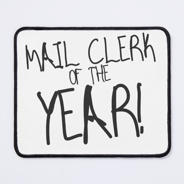 Artikelvorschau, Mail Clerk of the Year entworfen und verkauft von Jenna Cage.