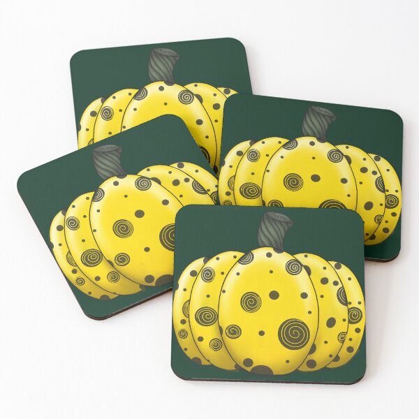 Item preview, Spiral & Dot Pumpkin in Yellow designed and sold by lezell.