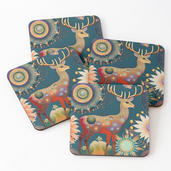 Item preview, Gorgeous Whimsical Ornate Deer designed and sold by ckwags.
