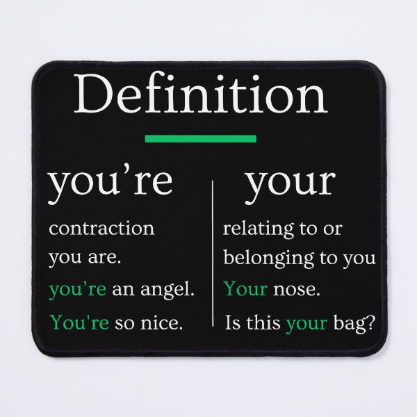 Item preview, Definition you're your dictionary design - Humorous English     designed and sold by wholigans.