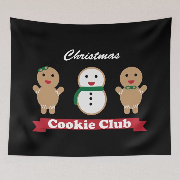 Item preview, Christmas Cookie Club White Text designed and sold by ValeriesGallery.