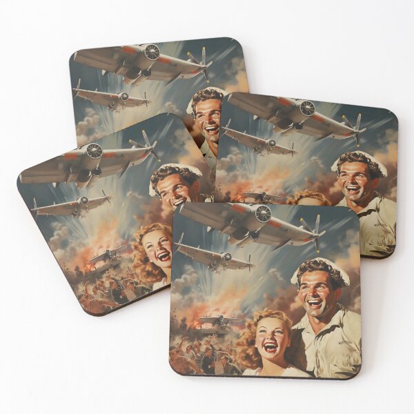 Item preview, Man and Woman Watching Plane Fly Overhead designed and sold by dcrc.