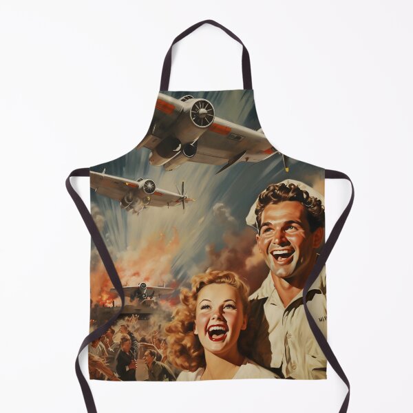 Item preview, Man and Woman Watching Plane Fly Overhead designed and sold by dcrc.
