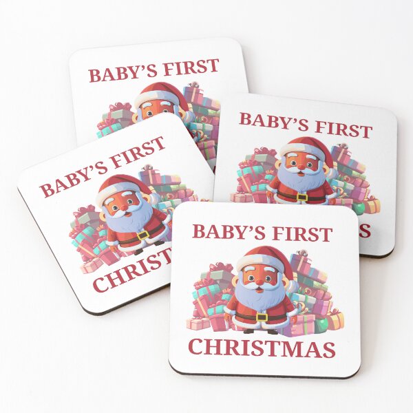 Item preview, Baby's First Christmas Santa Cartoon designed and sold by CekDesigns.