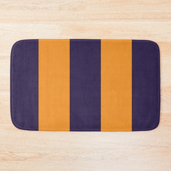 Item preview, Large NAVY BLUE and ORANGE Vertical STRIPES designed and sold by RachelMacht.