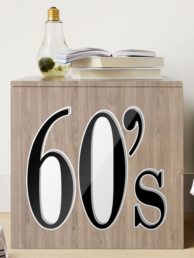 Sessenta 60's Sticker for Sale by GirlaineSQ