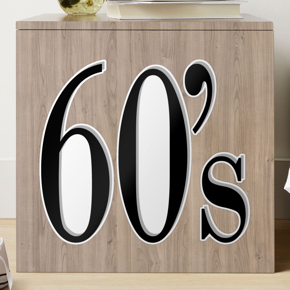 Sessenta 60's Sticker for Sale by GirlaineSQ