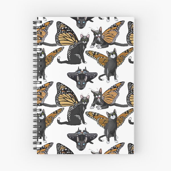 Item preview, Monarch and Eastern Black Swallowtail Butterfly Cat designed and sold by Carleah Unique.