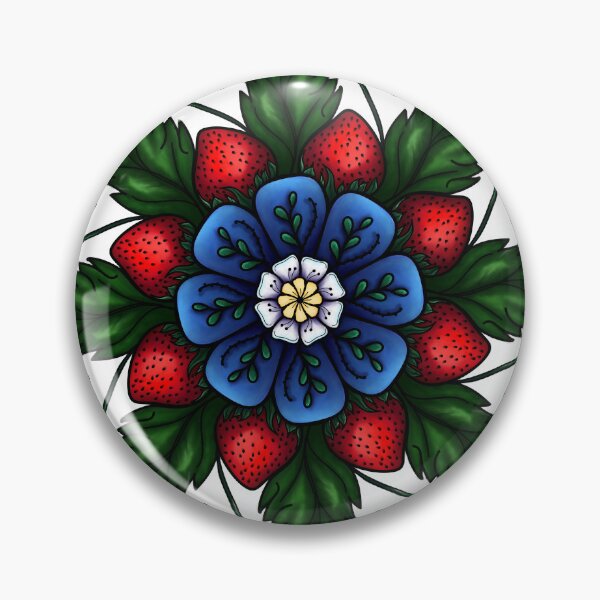 Item preview, Strawberry Medallion designed and sold by lezell.
