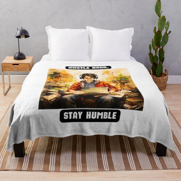 Item preview, Hustle Hard, Stay Humble designed and sold by STO1KA.